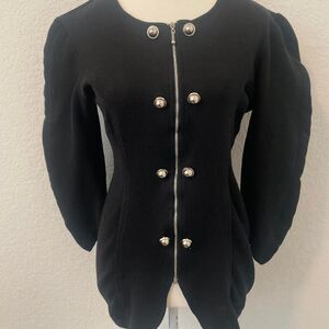 Zanoni Women's Black Jumper Sweater Jacket Medium